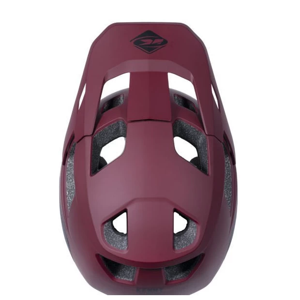 Casque Enduro/All Mountain Kenny Rafale Rouge Foncé 4 Casque Enduro/All Mountain Kenny Rafale Rouge Foncé – Image 4