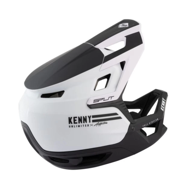 Casque Enduro Kenny Split Blanc/Noir 2 Casque Enduro Kenny Split Blanc/Noir – Image 2