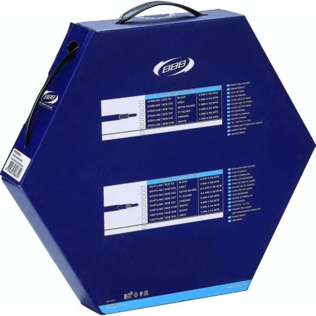Gaine De Frein Lubrifiée BBB StopLine LC 1m Noir 1 Gaine De Frein Lubrifiée BBB StopLine LC 1m Noir