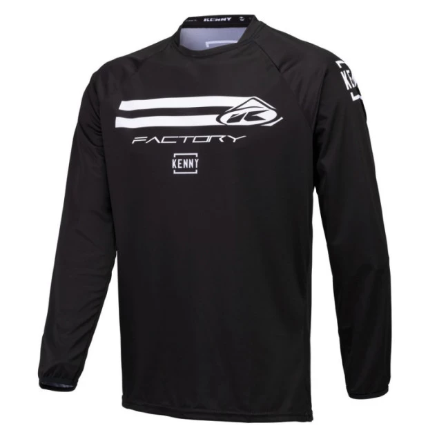 Maillot Enduro/Free-Ride Kenny Factory Noir 1 Maillot Enduro/Free-Ride Kenny Factory Noir