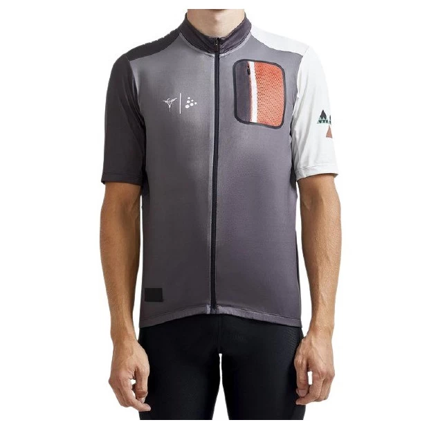 Maillot Homme VTT Craft Advanced HMC - Gris / Blanc 2 Maillot Homme VTT Craft Advanced HMC - Gris / Blanc – Image 2