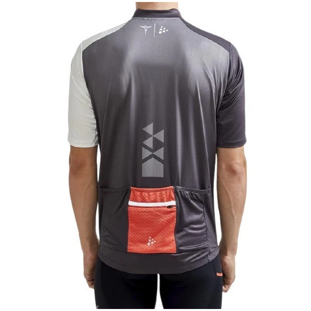 Maillot Homme VTT Craft Advanced HMC - Gris / Blanc 3 Maillot Homme VTT Craft Advanced HMC - Gris / Blanc – Image 3