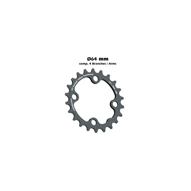 Plateaux VTT Stronglight VTT XTR 104/64 ALU 64mm (XTR 07) 1 Plateaux VTT Stronglight VTT XTR 104/64 ALU 64mm (XTR 07)