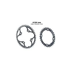Plateaux VTT Stronglight XC 104/64 CT2 104mm 4 Branches