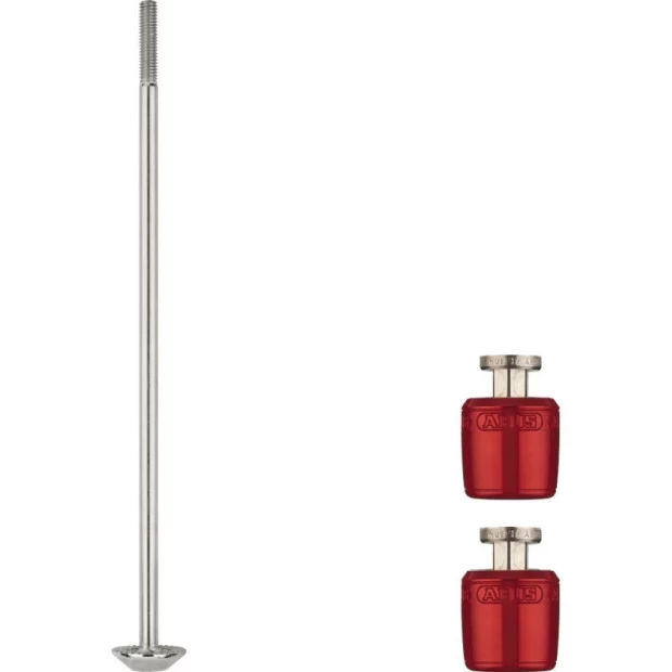 Set De Blocage De Roues Abus Nutfix M5 Rouge - 135 Mm 1 Set De Blocage De Roues Abus Nutfix M5 Rouge - 135 Mm